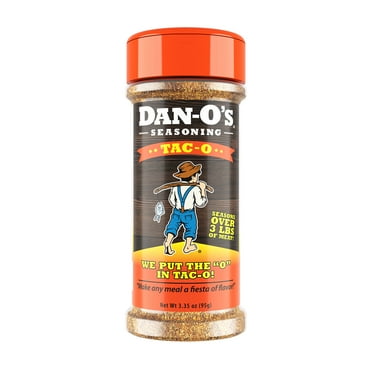 Dan-O's Tac-O™ Seasoning - All-Purpose Taco Seasoning - Great for cooking & grilling anything - Small bottle (3.35 oz)