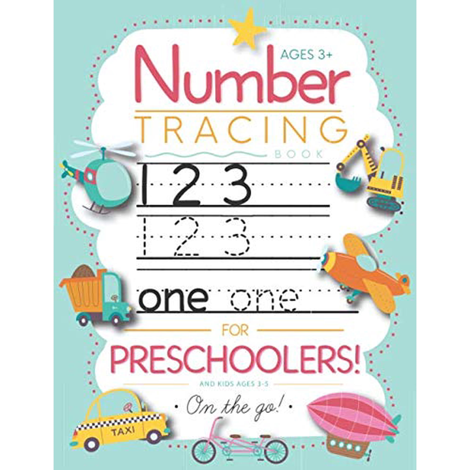 Number Tracing Book for Preschoolers and Kids Ages 3-5: Trace Numbers Practice Workbook for Pre K, Kindergarten and Kids Ages 3-5 (Math Activity Book) Paperback