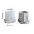 thumbnail image 3 of Epoxy Resin Silicone Molds DIY Pen Holder Mold Silicone Coaster Molds Set Clear Flower Pot Molds for Casting Art Craft, 3 of 4