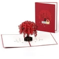 thumbnail image 3 of Tarjeta emergente de amor de arce, tarjetas de felicitación emergentes 3D, para el día de la madre, primavera, día del padre, graduación, cumpleaños, boda, aniversario, gracias, mejora Adepaton LRWJ238-1, 3 of 7