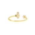 thumbnail image 2 of Jumpingount Anillo abierto Daisy Bee ligero portátil duradero ajustable anillos de dedo pulido joyería cumpleaños aniversario Ropa, zapatos y accesorios Miscelánea Jumpingount  AP016724-00, 2 of 6