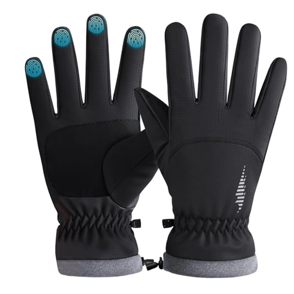 Winter Waterproof Warm Gloves for Women & Men – Touchscreen Gloves with Graphene Fingers, Windproof Fleece Lined Cold Weather Gloves for Running, Driving, Cycling & Outdoor Activities