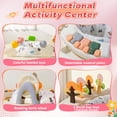 thumbnail image 3 of WonderStone 3 in 1 Baby Walker, Push Walker with 360° Swivel Seat, Music & Light Toys, Baby Bouncer, Baby Activity Center for Boy Girl 6-18 Months (Pink), 3 of 10