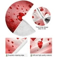 thumbnail image 2 of FMSHPON Valentine's Day Pretty Love Heart Xmas Christmas Tree Skirt Stand Mat for Holiday Party Decoration Indoor Outdoor 36 inches, 2 of 6