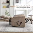 thumbnail image 4 of Sesslife Power Lift Recliner Chair for Elderly, Lift Chair Recliners with Massage and Heat, Modern Reclining Mechanism Electric Sofa with 2 Cup Holders and Side Pockets for Living Room, Khaki, 4 of 8
