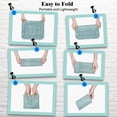 thumbnail image 4 of yeacher 8-Piece Sky Blue Travel Organizer Set with Mesh Design, Waterproof Packing Cubes, and Non-Slip Safety Buckles for Efficient Luggage Management, 4 of 6