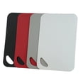thumbnail image 1 of Plastic Cutting Board 4-Piece Plastic Cutting Board Set in Black Red Gray and White Double-Sided Reversible Design with Raised Edges for Meat and Vegetables JASKFLY, 1 of 9