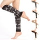 thumbnail image 3 of Calentadores de piernas de punto grueso de Navidad para mujer, estilo bohemio, copo de nieve, reno, jacquard, puños de bota de ganchillo, cubierta para pies, calcetines hasta la ro, 3 of 5