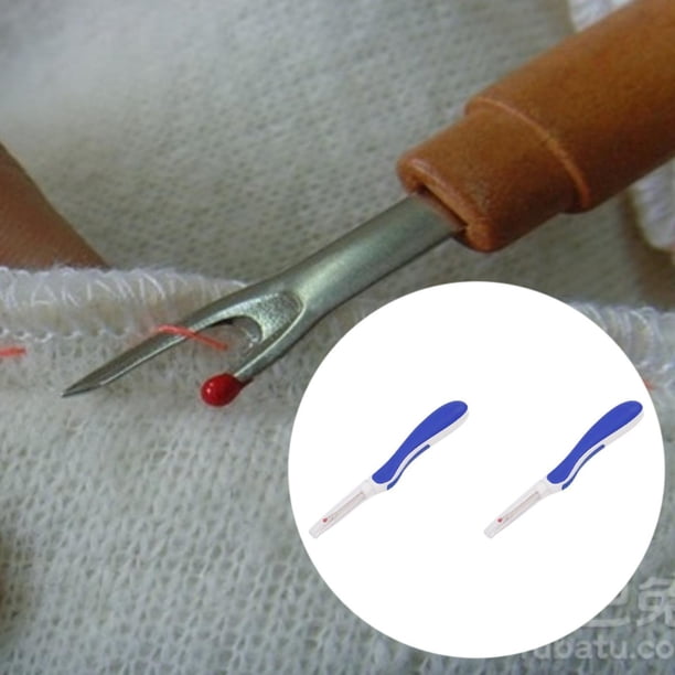 2 piezas de descosedores de costura, descosedores de hilo, accesorios de costura, descosedores de puntadas manuales resistentes y multiusos para Azul