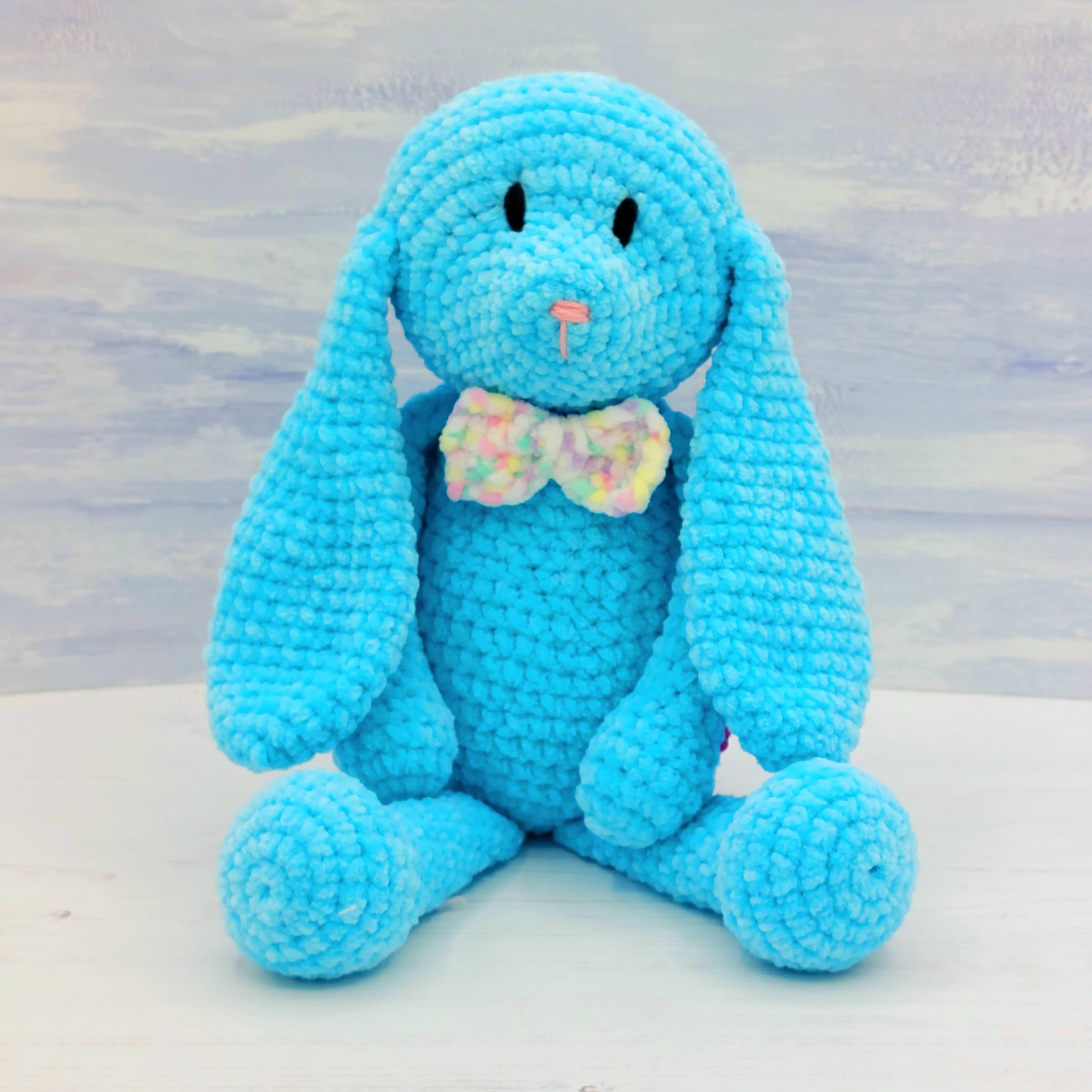 Loki and Lottie the Lop-eared Bunny Crochet Kit (Loki the Sky Blue Bunny)