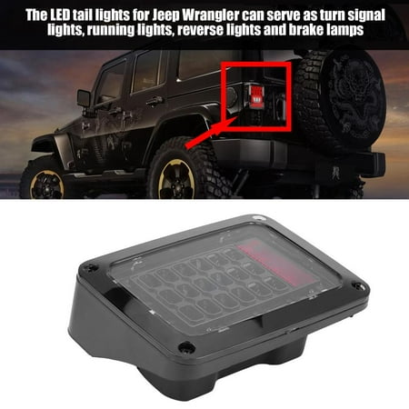 Wrangler Auto Lights Off Anauto Auto LED Tail Lights , Tail Lights for Jeep,Auto LED Tail Lights Brake Lights for Jeep Wrangler JK 07~16 USA Version ()