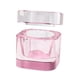 thumbnail image 2 of Plato de vidrio para decoración de uñas con tapa, herramientas para decoración de uñas, accesorio acrílico para decoración de uñas Rosa, 2 of 9
