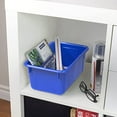 thumbnail image 4 of STOREX Small Cubby Bin, with Cover, Classroom Blue (Case of 5), 4 of 4