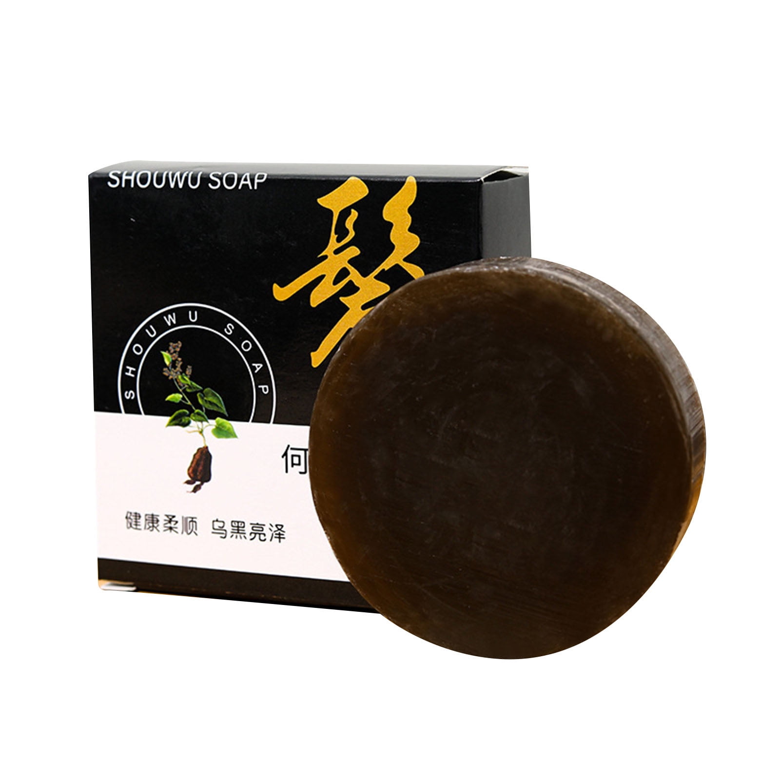 Kokovifyves He Shou Wu White Hair to Black Shampoo Soap Hair Regrowth