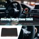 thumbnail image 3 of Funda para volante cosida a mano con aguja e hilo, ajuste Universal, 15,4-16 pulgadas, 39-40,5 cm de diámetro, para coche y SUV, 3 of 8