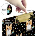 thumbnail image 4 of FMSHPON Cute Corgi in Unicorn Horn Stars Floral Clipboard Hardboard Wood Nursing Clip Board and Pull for Standard A4 Letter 13x9 inches, 4 of 6