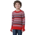 thumbnail image 5 of Purcoar Family Matching Sweaters Stripe Knitting Pullover, 5 of 7