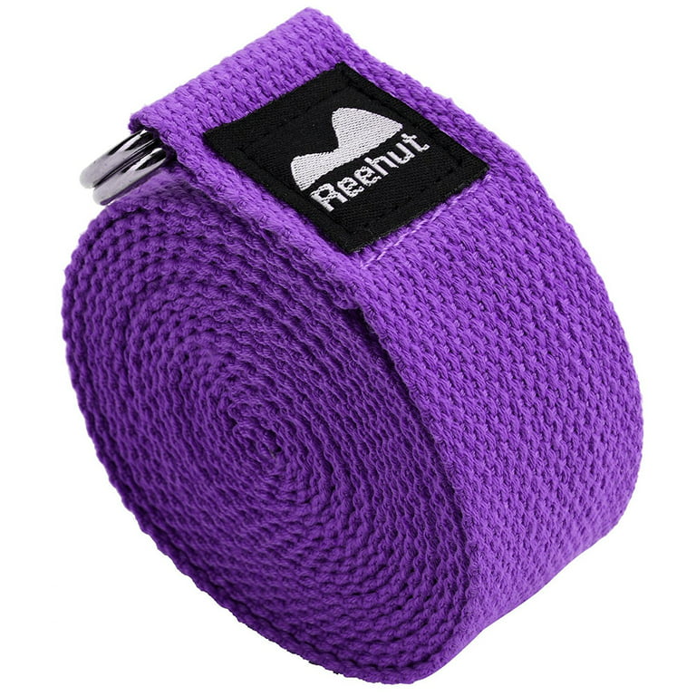 Love Generation Cotton Yoga Strap - Purple - Yogashop
