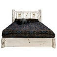 thumbnail image 5 of Montana Collection Platform Bed w/ Storage, Twin w/ Laser Engraved Elk Design, Ready to Finish, 5 of 7