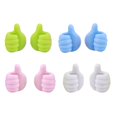 thumbnail image 1 of Ganchos para Pulgar Creativos Btafrte Sin Perforar Y Adhesivos Portátiles Paquete 8 Verde/azul/gris/rosa, 1 of 9