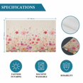 thumbnail image 6 of Pink Spring Floral Placemats Set of 4, Watercolor Summer Botanical Washable Wipeable Table Mats for Dining Tables, Indoor Outdoor Kitchen Place Mats for Holiday Party Table Decor, 6 of 9