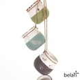 thumbnail image 2 of Belari 4 Pot Dangling Planter Set - Hanging Pots for Plants - Hanging Pot - Hanging Baskets for Plants - Basket Planter - Ceramic Hanging Planters - Hanging Flower Pot, 2 of 5