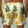 thumbnail image 4 of guisaled Bathing Suit Men Mens Swim Shorts Quick Dry Elastic Waisted Swim Trunks Summer 7 Inch Beach Shorts Loose Fit Hawaii Graphic Boardshorts, 4 of 6