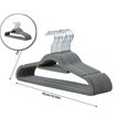 thumbnail image 1 of Dvruxg Velvet Hangers, 10 Pcs Plastic Clothes Racks, 360° Rotating Garment Holders for Closet Organization Use, 1 of 5