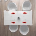 thumbnail image 3 of Ambesonne Poppy Flower Place Mats Set of 4, Head of Opiate Flower, Standard Size, Red White Black, 3 of 4