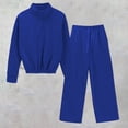thumbnail image 2 of LEKODE Sweat Pants and Hoodie Set Women Matching Sweat Set Two Piece Tracksuit for Women Matching Sets for Women Pant Color Sport Suits Sets 2 Piece Pants Set for Women Summer Blue 2xl, 2 of 3