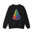 thumbnail image 2 of Christmas Pride: Rainbow Fir-tree Sweatshirt - Crewneck Sweatshirt, 2 of 4