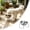 B, variant on BVCL Elevated Feeder Raised Cat Bowl Easy To Clean Sturdy Non Slip Base Snack Container Stainless Steel Food Bowl