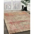 thumbnail image 3 of Ahgly Company Machine Washable Indoor Square Traditional Rust Pink Area Rugs, 6' Square, 3 of 7