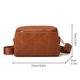 thumbnail image 4 of Bolso de hombro Bolsos cruzados de moda Cuero de PU impermeable para el trabajo (marrón claro), 4 of 7