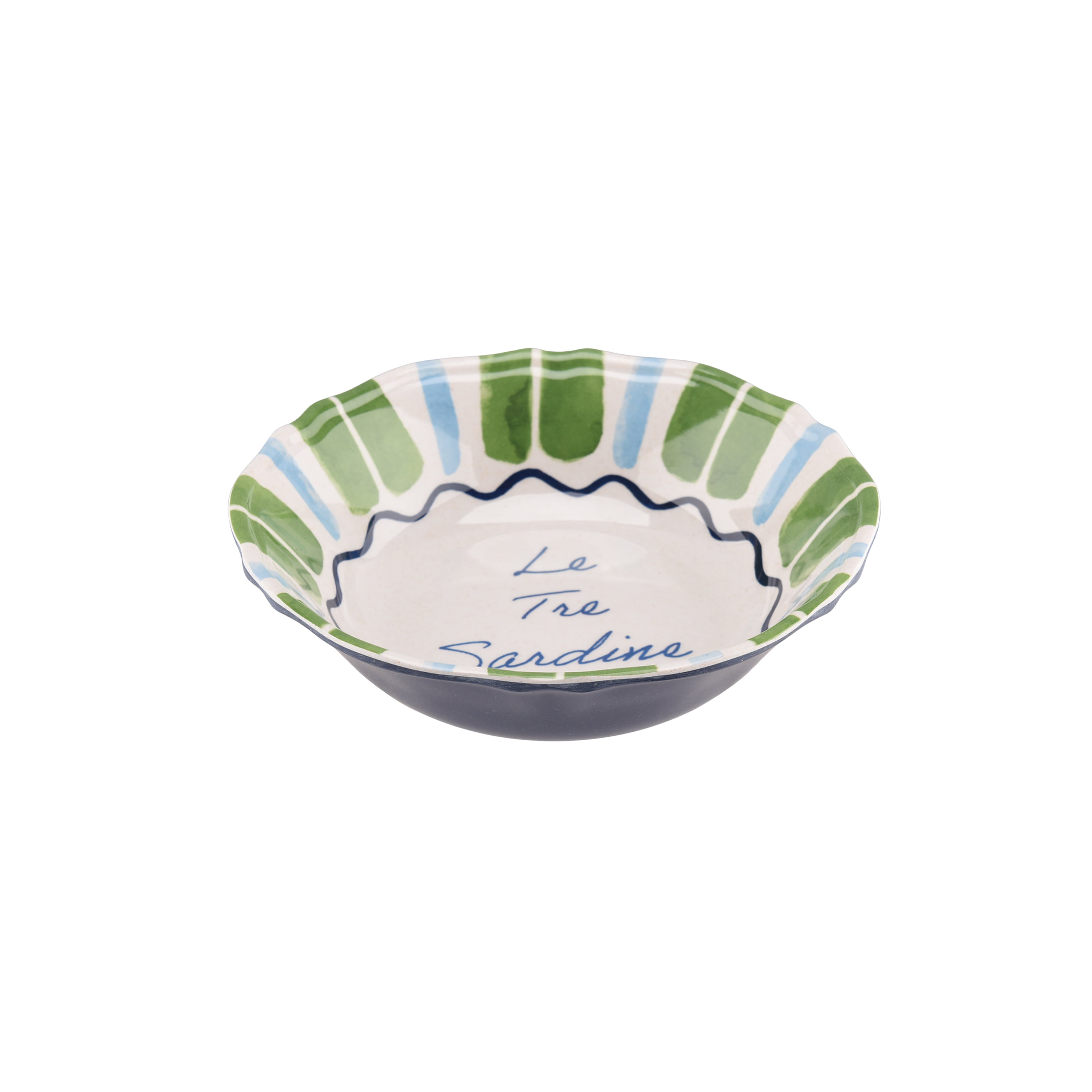 Beautiful 4-Piece Bamboo Melamine Sardine Cereal Bowl Set, Multi-Color by Drew Barrymore