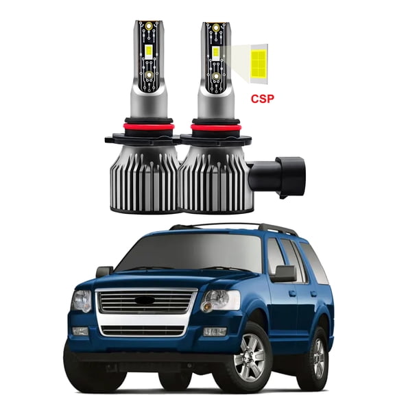 2pcs LED Fog Lights Fits For Ford Explorer 2001-2010 6000K White Fog LED Bulbs