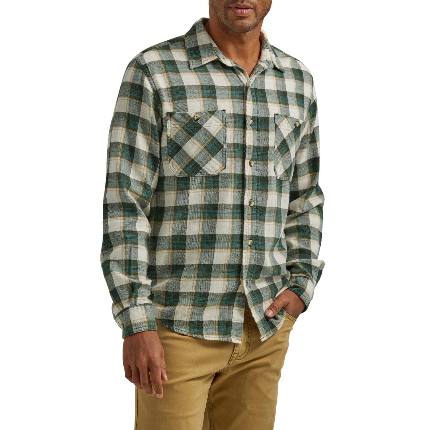 Wrangler Long Sleeve Cloud Flannel Shirt