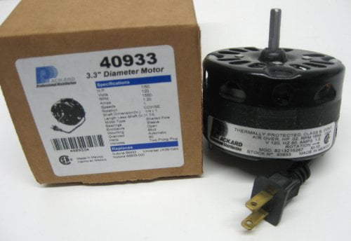 Broan PACKARD 3.3 Inch Diameter Vent Fan Motor Direct Replacement For Nutone