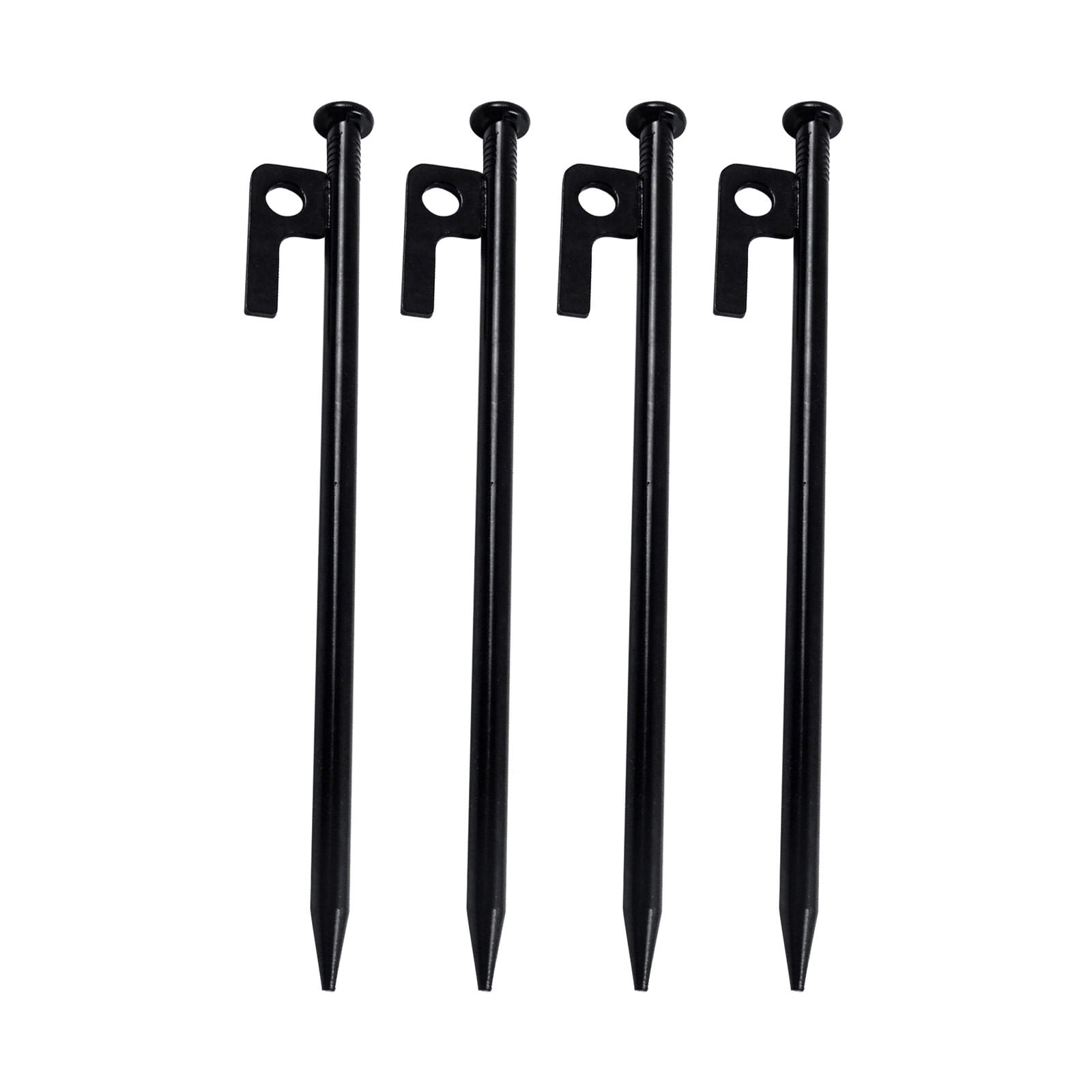 UUHYTG Solid Outdoor Camping Ground Nails Tent Stakes, Heavy Duty Steel Tent Pegs for Garden Lawn Beach Gazebo Awnings Tarps, Easy Setup Camping Accessory for Outdoor Hiking and Adventure Trips