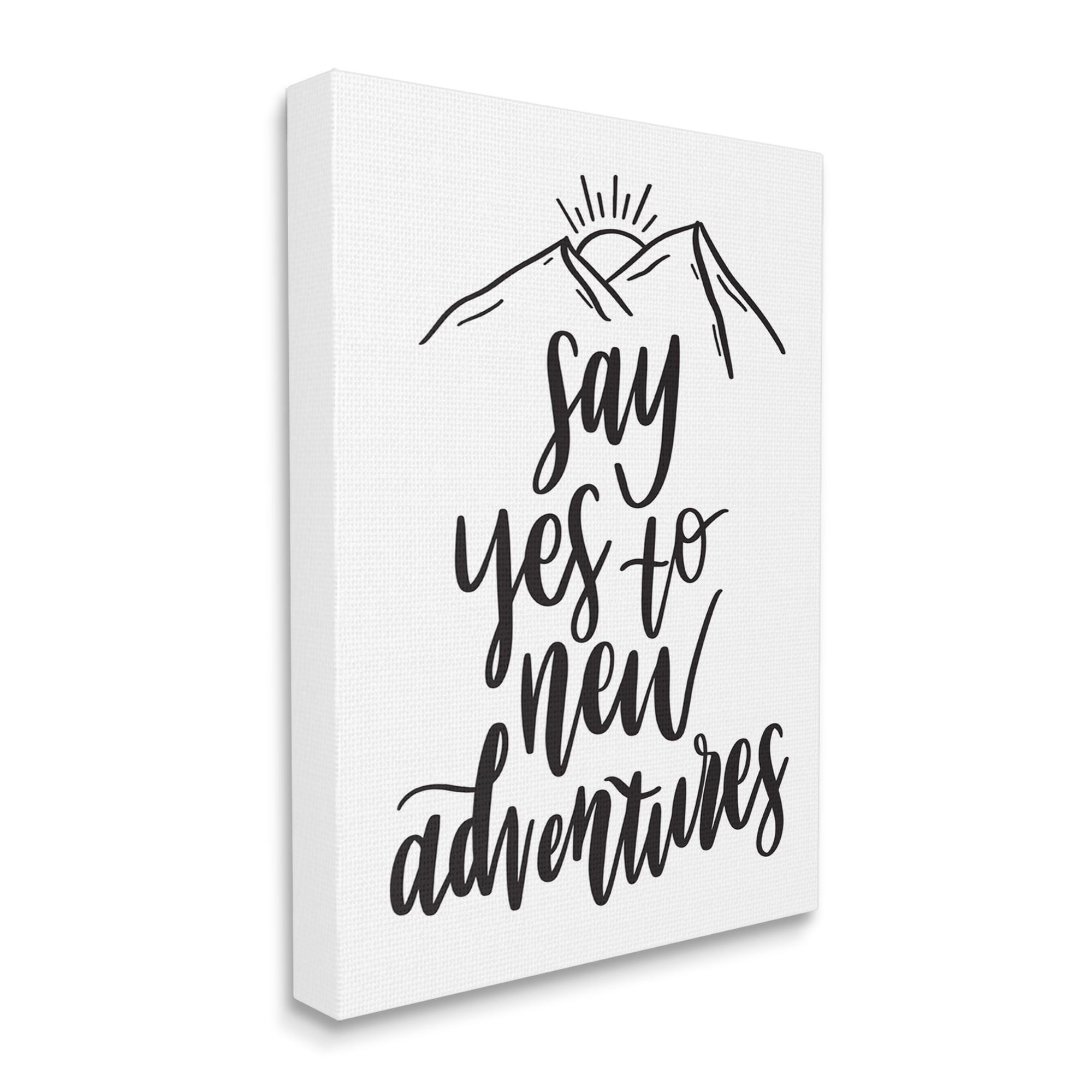 Stupell Industries New Adventures Assertive Exploration Motivational Phrase,24 x 30, Design by Hey Bre! Creative Studio