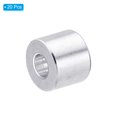 thumbnail image 3 of Uxcell 0.17" ID x 0.39" OD x 0.31" L Round Aluminum Spacer Fit for M4 Screw Bolts 20 Pack, 3 of 5