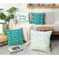 thumbnail image 3 of Spring Summer Modern Throw Pillow Covers 18 x 18 Inch Set of 4, Home Sweet Home Farmhouse Holiday Green Cushion Case for Home Sofa Couch Decoration TH194, 3 of 6