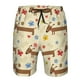 thumbnail image 3 of Fotbe Dachshund Dog And Flower Trajes de Baño Estampados para Hombre, Shorts de Verano de Secado Rápido, Ropa de Playa, Bañadores-Large, 3 of 6