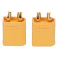 thumbnail image 2 of 2Pcs XT30 Mâle Plug XT30 Mâle Connecteurs Haute Durabilité Actuelle Pièces Jaunes RC pour Modèles de Voitures RC Modèle d'Avion, 2 of 8