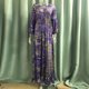thumbnail image 3 of Vestido De Mujer Bohemio vestido largo botón dama Maxi vestido estampado manga acampanada traje de playa Ygjytge Púrpura Xxxl para Mujer, 3 of 8