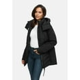 thumbnail image 4 of Marikoo Women's Hip-Covering Quilted Winter Jacket with Hood - Tailored Fit - Tivaa XVI, 4 of 10