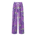 thumbnail image 4 of Styesk Men's Pants Men Printing Elastic Waist Draw Rope Pocket Full Length Pants, 4 of 6