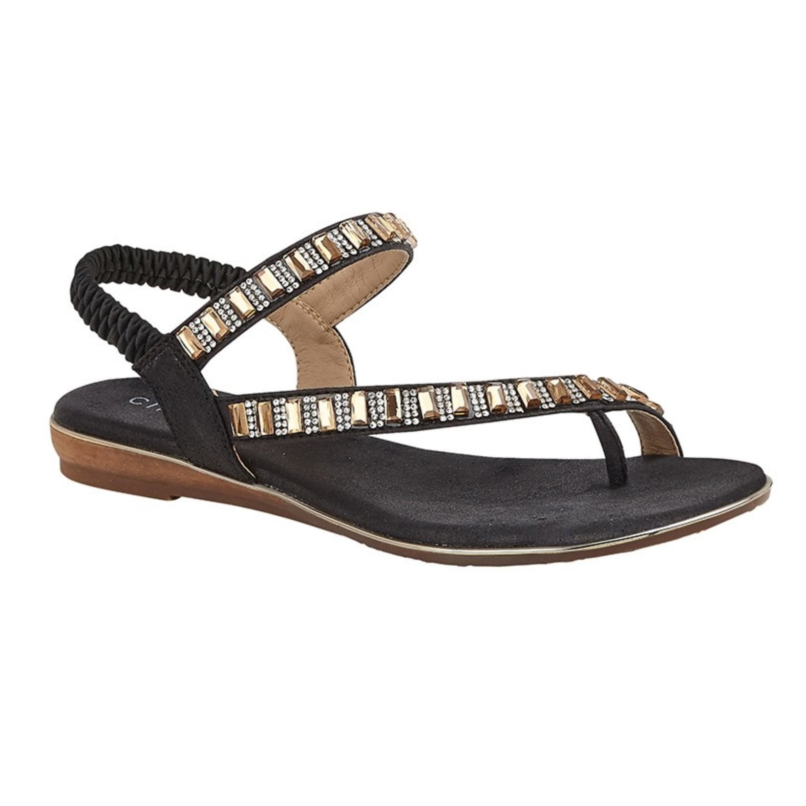 ladies jewelled sandals