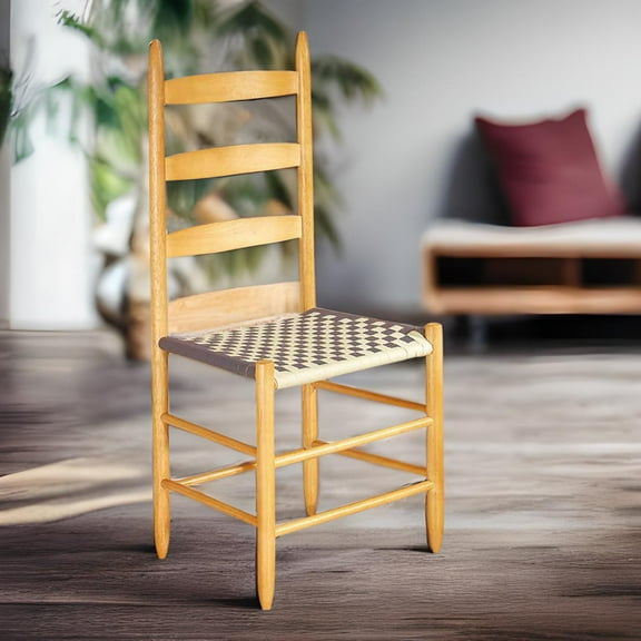 Kitchen Chairs Ladderback Navy Beechwood 42.5" H | Renovator's Supply