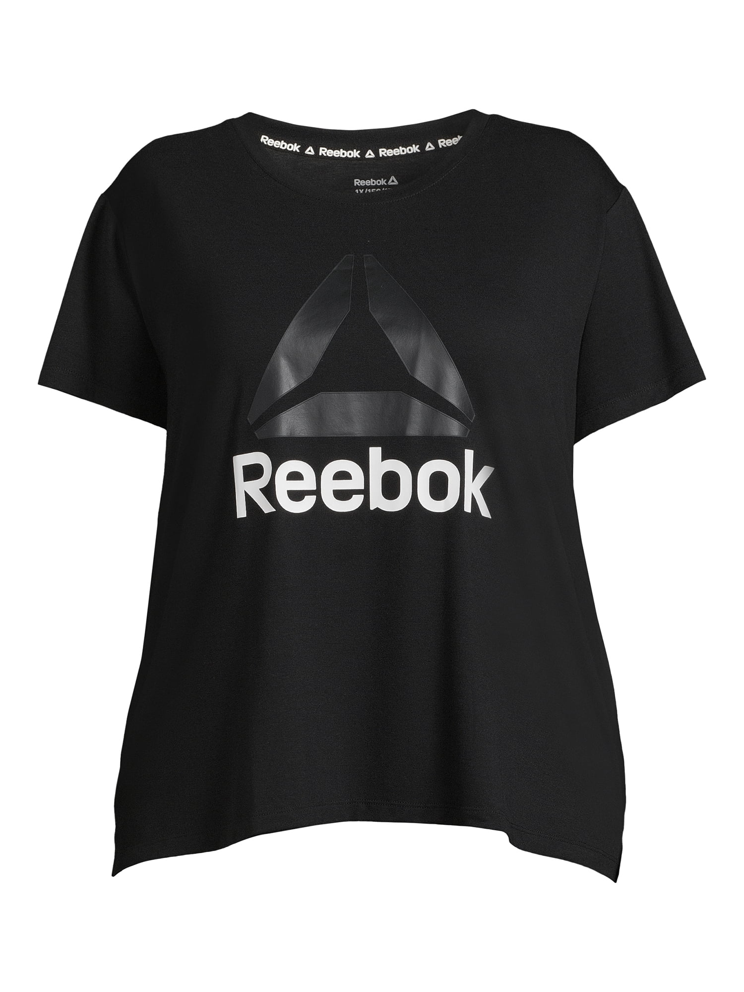 Reebok Women's Size Ultimate Slinky on Sale Cropped T-Shirt - Walmart.com